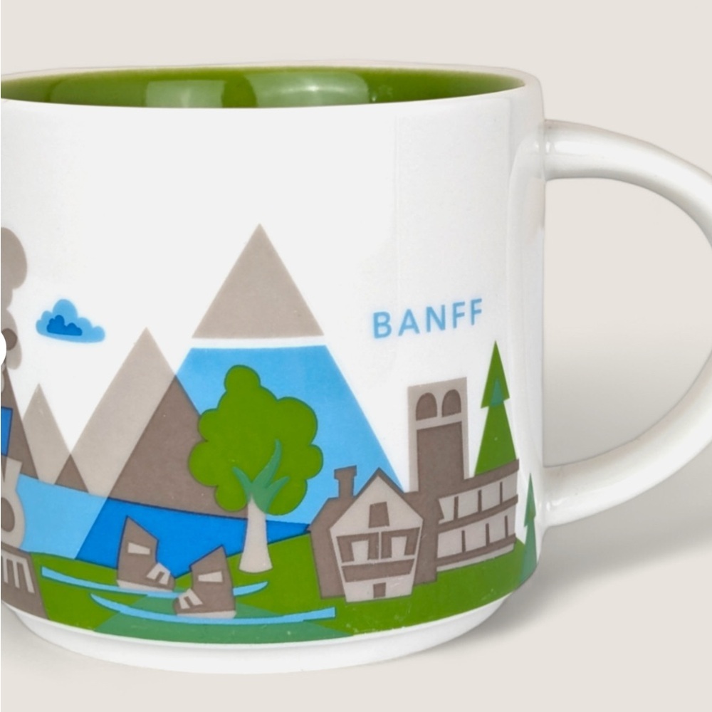 Starbucks Banff You Are Here Collection Mug with Outdoor Mountain Scene